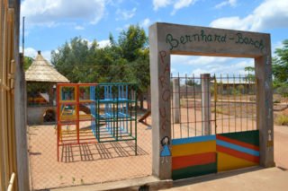 Der Spielplatz des Schulgeländes, auf dem die Kinder der  Vorschule sehr gerne spielen. Foto: Katharina Kloß