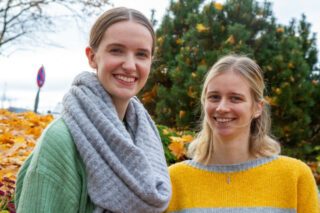 Luisa Kaup (l.) ist künftig Beisitzerin, Viktoria Lehmann neue zweite Vorsitzende. Foto: SMMP/Ulrich Bock